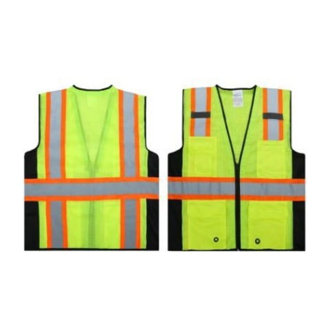 Vaultex OMG Stretchable Mesh & Fabric Vest - Yellow