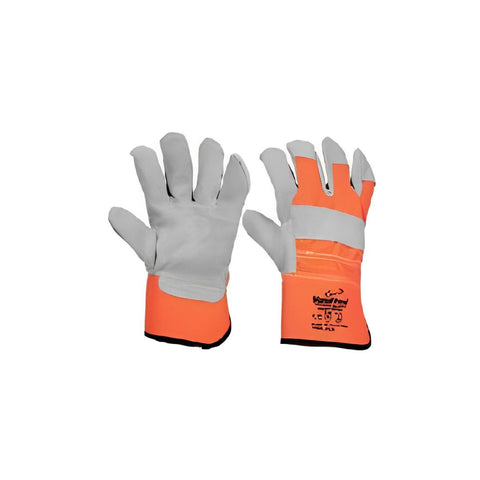 Vaultex PCA Single Palm Leather Gloves - Orange
