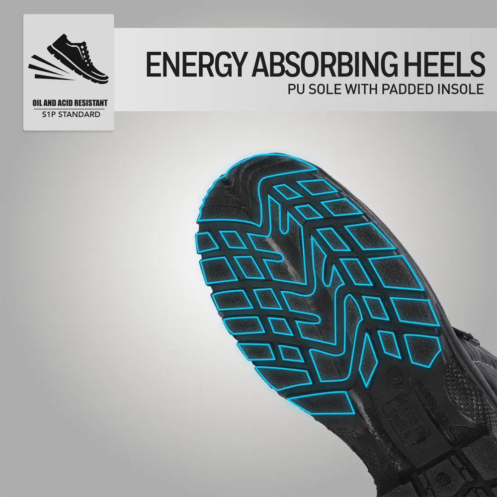 Safety shoes sales with heels