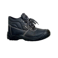 Vaultex PRI S1P High Ankle Safety Shoes - Black - Slide 1