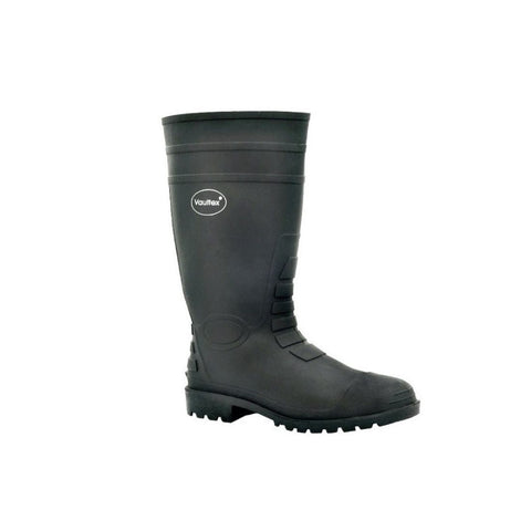 Vaultex RBT Steel Toe Safety Gumboots - Black