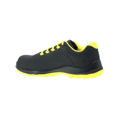 Vaultex RHM S3 Low Ankle Steel Toe Safety Shoes - Black & Neon Yellow - Slide 2