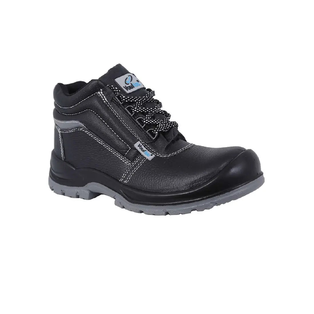 Vaultex ROU S3 SRC High Ankle Non-Metal Safety Shoes - Black