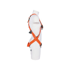 Vaultex RSD Full Body Harness with Shock Absorbing Double Lanyard - Orange & Black - Slide 4