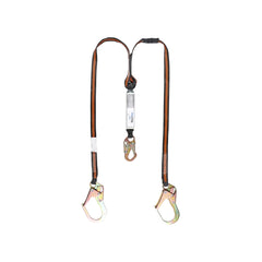 Vaultex RSD Full Body Harness with Shock Absorbing Double Lanyard - Orange & Black - Slide 8