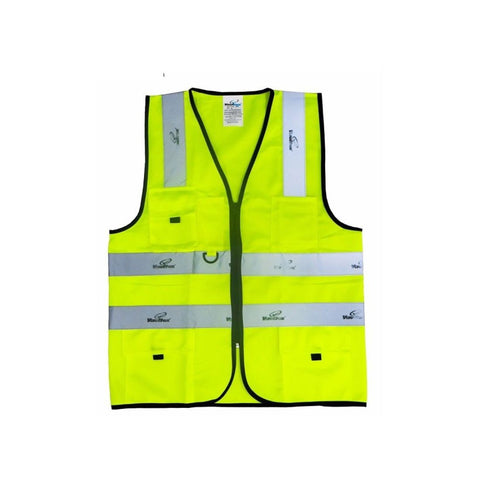 Vaultex SBQ Executive Fabric Vest - 165 GSM, Yellow