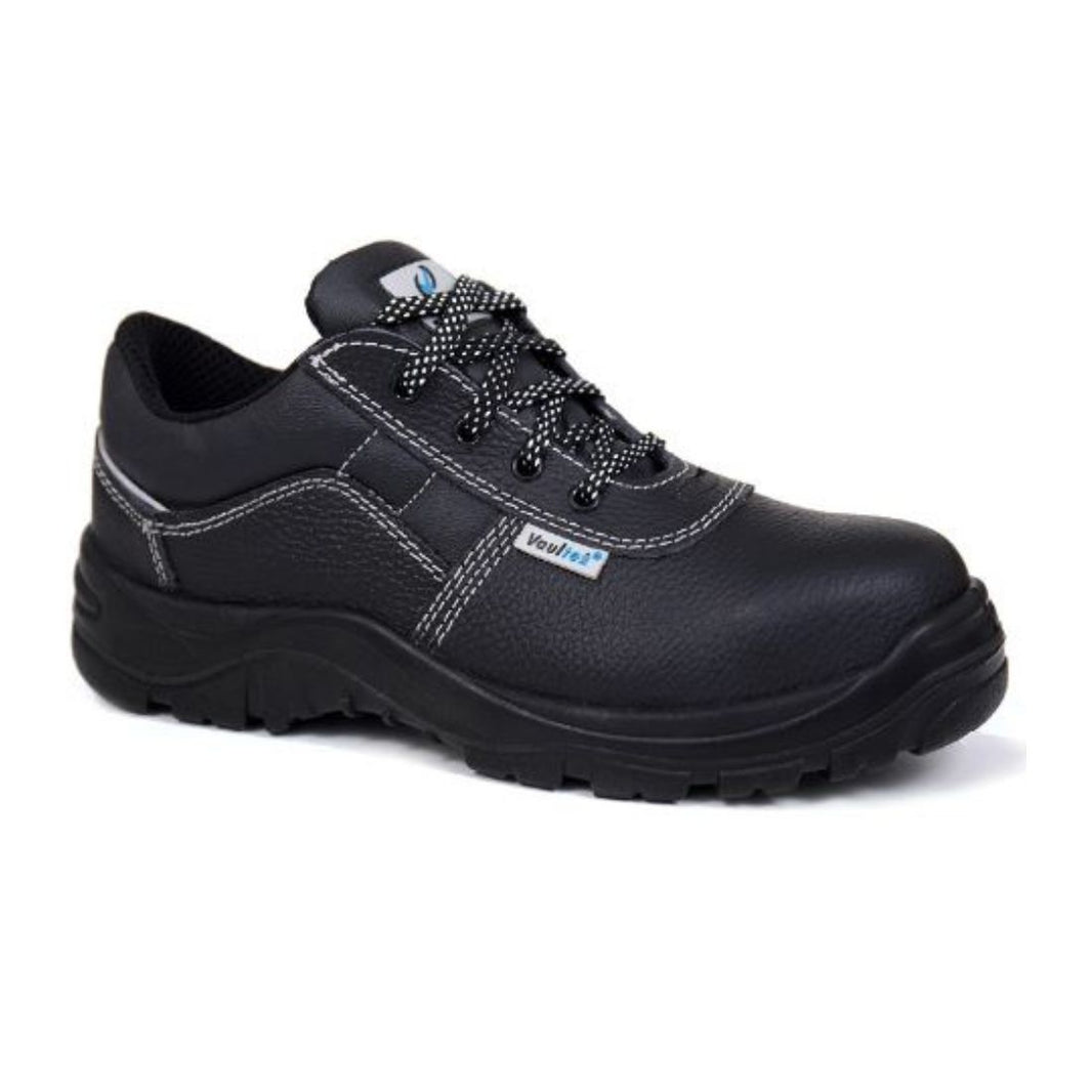 Vaultex SGE S3 Low Ankle Leather Safety Shoes - Black