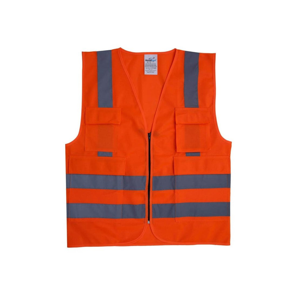 Vaultex SHT Executive Fabric Vest - 120 GSM, Orange