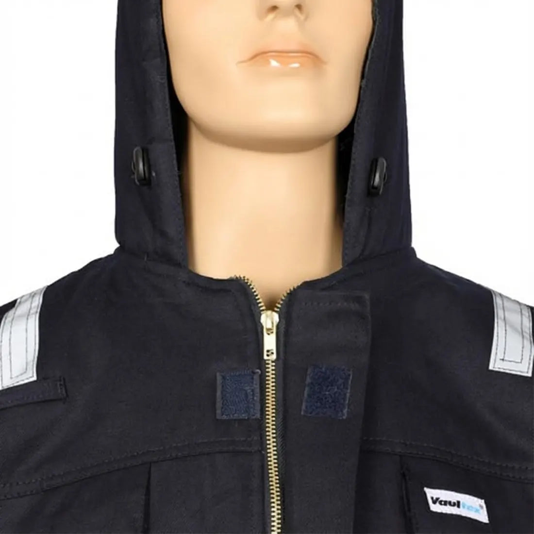 Vaultex SIM 100% Cotton Winter Jacket - 240 GSM, Dark Navy Blue