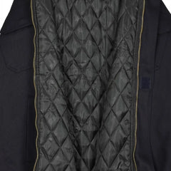 Vaultex SIM 100% Cotton Winter Jacket - 240 GSM, Dark Navy Blue - Slide 8