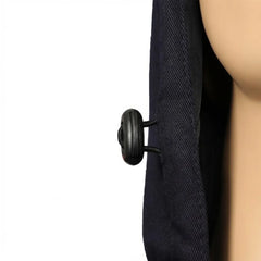 Vaultex SIM 100% Cotton Winter Jacket - 240 GSM, Dark Navy Blue - Slide 7