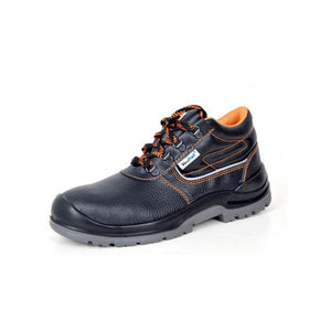 Vaultex SKNS High Ankle Leather Safety Shoes - Black