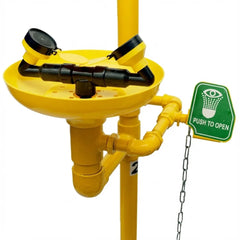 Vaultex STD Emergency Safety Shower and Eyewash - Yellow & Green - Slide 3