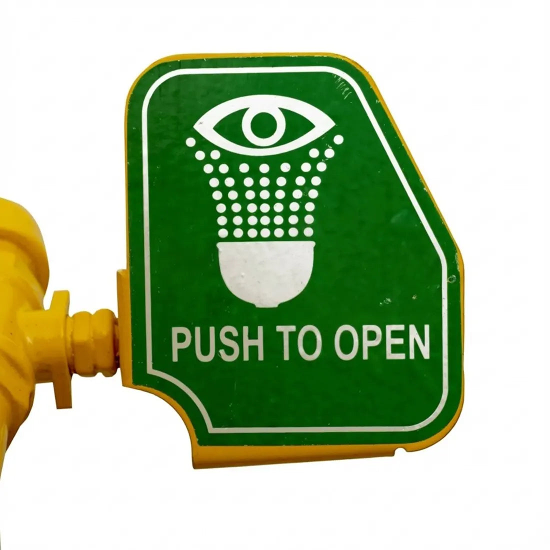 Vaultex STD Emergency Safety Shower and Eyewash - Yellow & Green