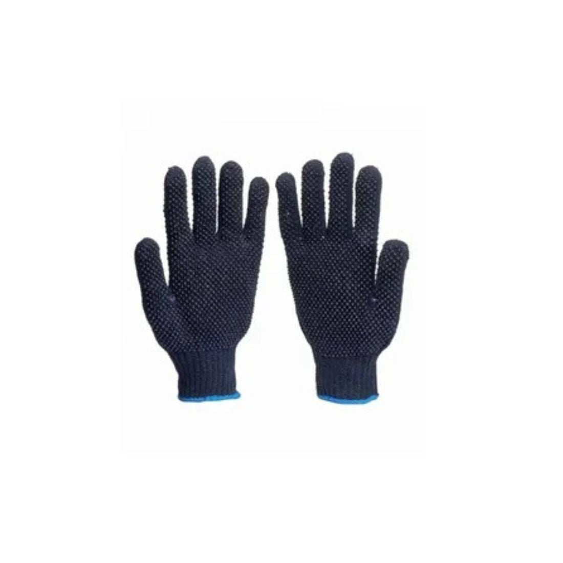 Vaultex UBY Double Side Dotted Gloves 12 pcs - Blue