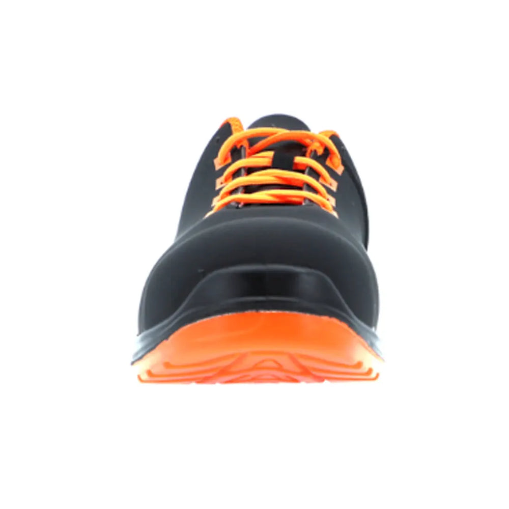 Vaultex UGR S3 Low Ankle Steel Toe Safety Shoes Black & Neon Orange