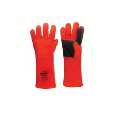 Vaultex UKP Double Palm Welding Gloves With Piping - Red - Slide 1