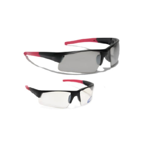 Vaultex V13 Anti-Scratch Safety Spectacles - Clear/Dark