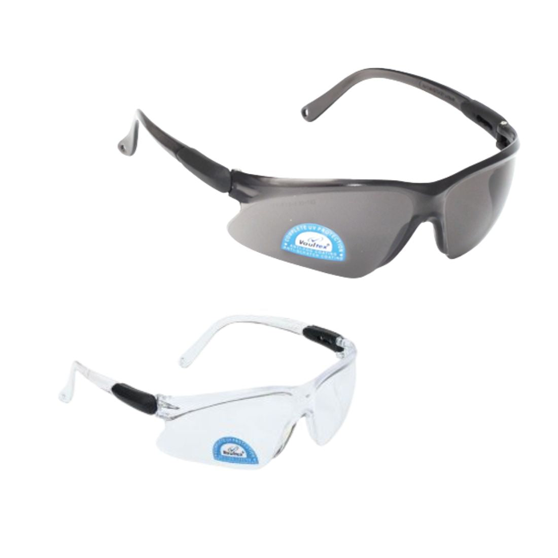 Vaultex V181 Safety Spectacles - Clear/Dark