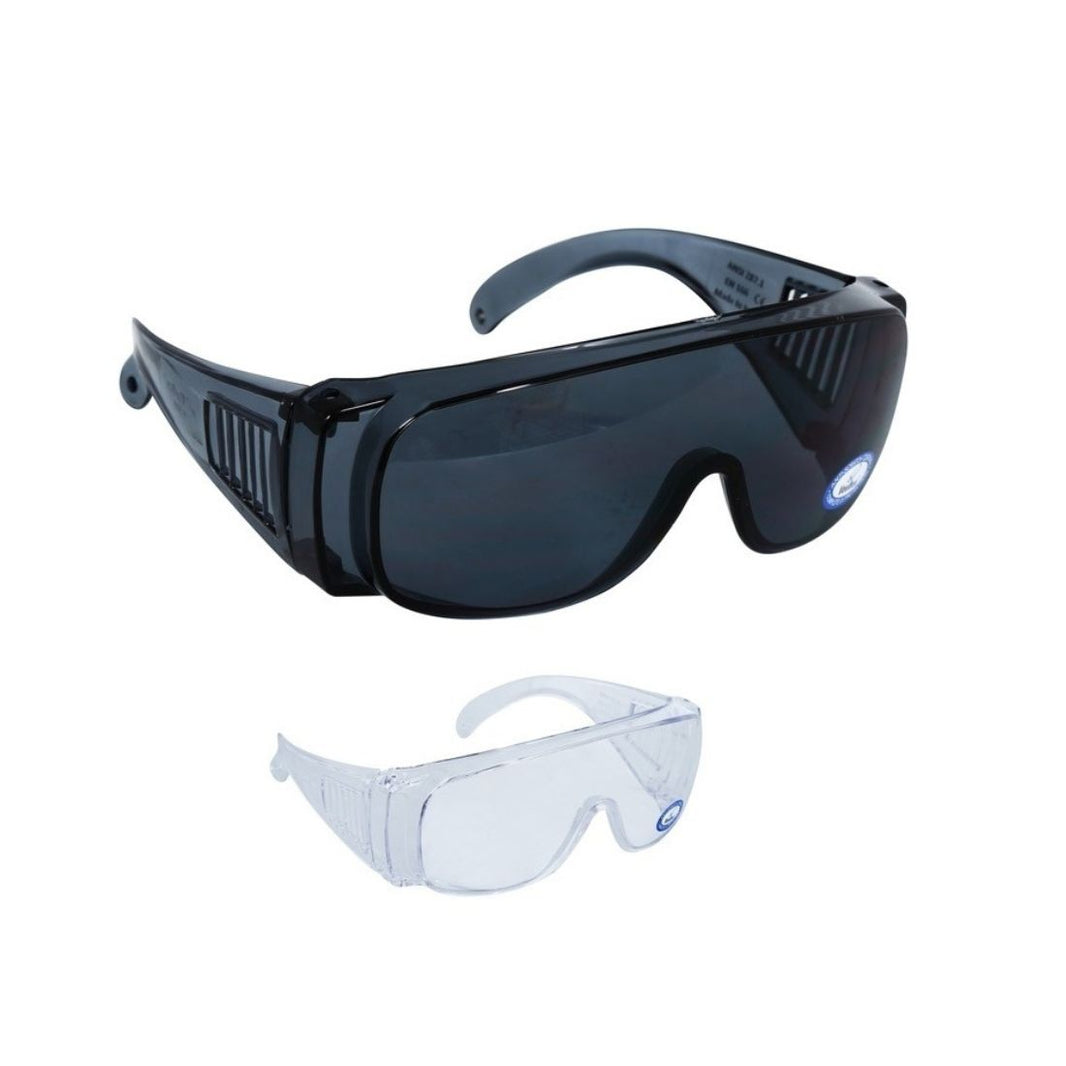 Vaultex V300 Anti-Scratch Safety Spectacles Clear Dark