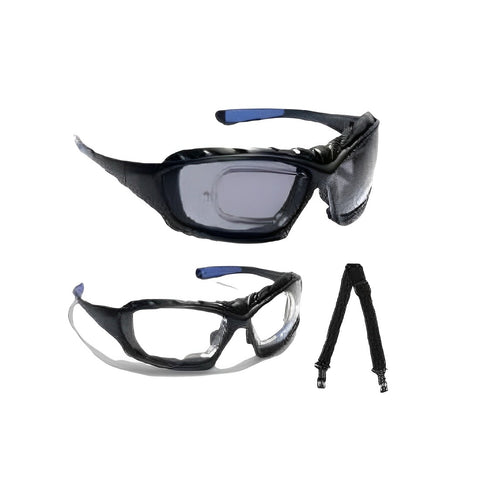 Vaultex V59 Anti-Scratch Safety Spectacle - Clear/Dark