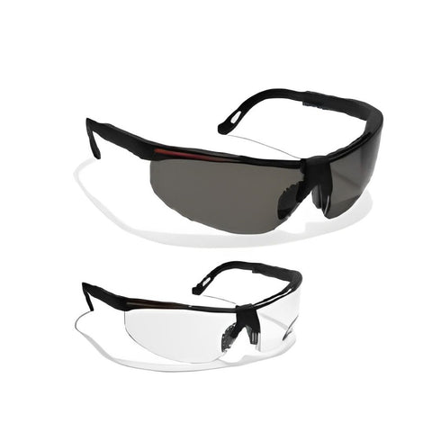 Vaultex V89 Anti-Scratch Safety Spectacle - Clear/Dark