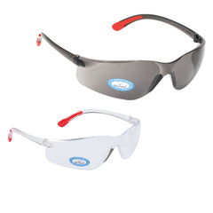 Vaultex V91 Anti-Scratch Safety Spectacles - Clear/Dark - Slide 1