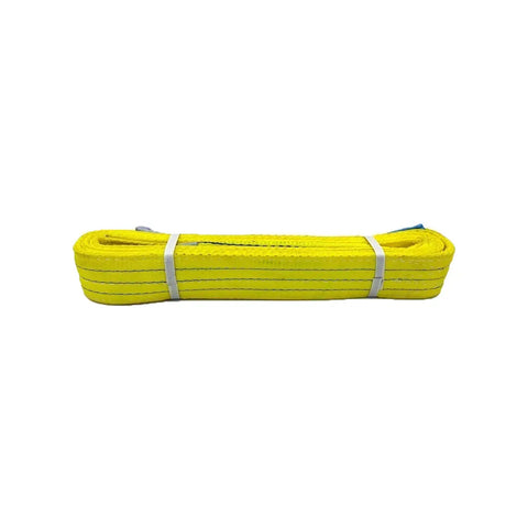Vaultex VAC 2 Ply Polyester Webbing Sling - 7:1, Yellow