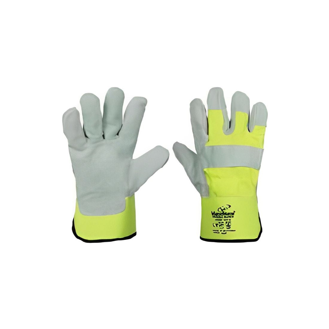 Vaultex VAN Single Palm Leather Gloves - Yellow