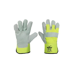 Vaultex VAN Single Palm Leather Gloves - Yellow - Slide 1