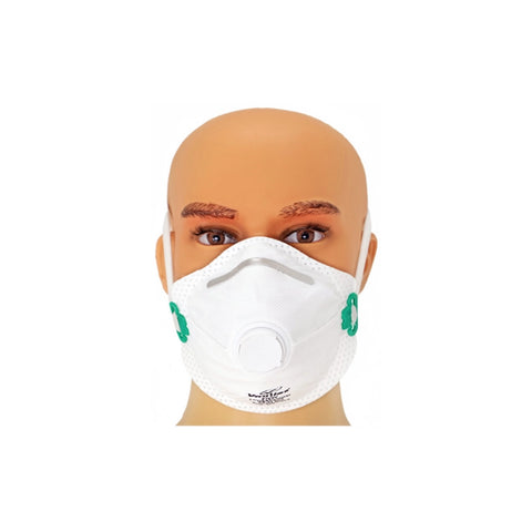 Vaultex VB1 N95 Disposable Particulate Respirator with Valve 10 pcs - White