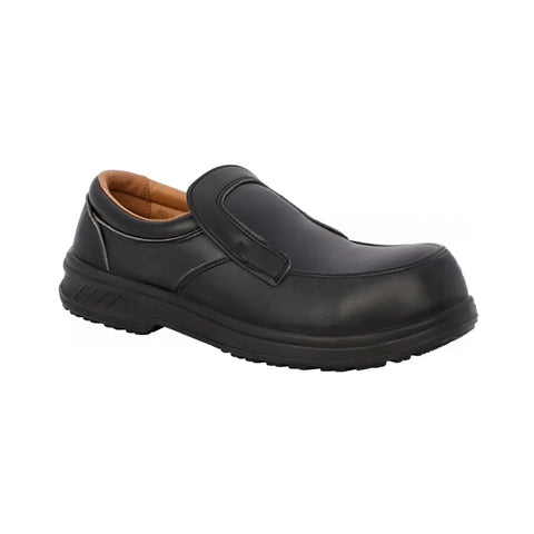 Vaultex VE1 S3 Executive Low Ankle Non-Metal Safety Shoes - Black