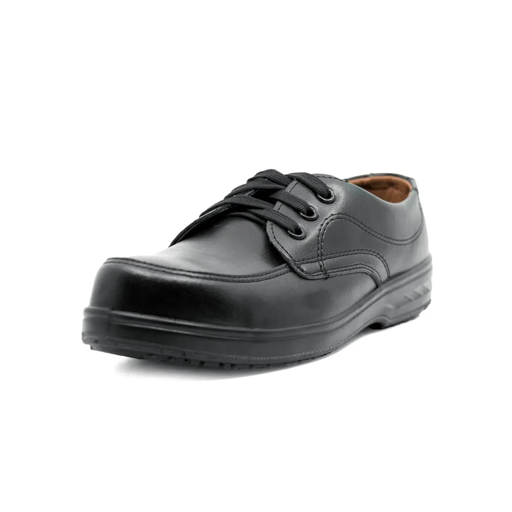 Vaultex VE4 S3 Low Ankle Fibre Toe Safety Shoes Black