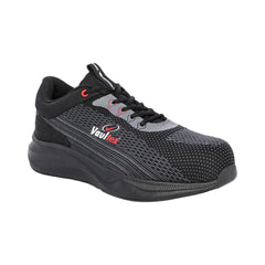 Vaultex VIT SBP Low Ankle Protective Non-Metal Safety Shoe - Grey & Black - Slide 1