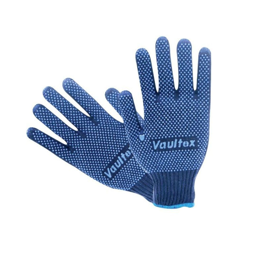 Vaultex VS91 Double Side Dotted Gloves 12 pcs Blue
