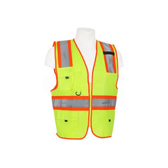 Vaultex JMA Executive Fabric Vest - 186 GSM, Yellow - Slide 3