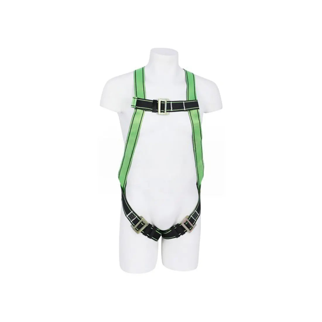 Vaultex MFK Full Body Harness with Shock Absorber Double Lanyard - Green