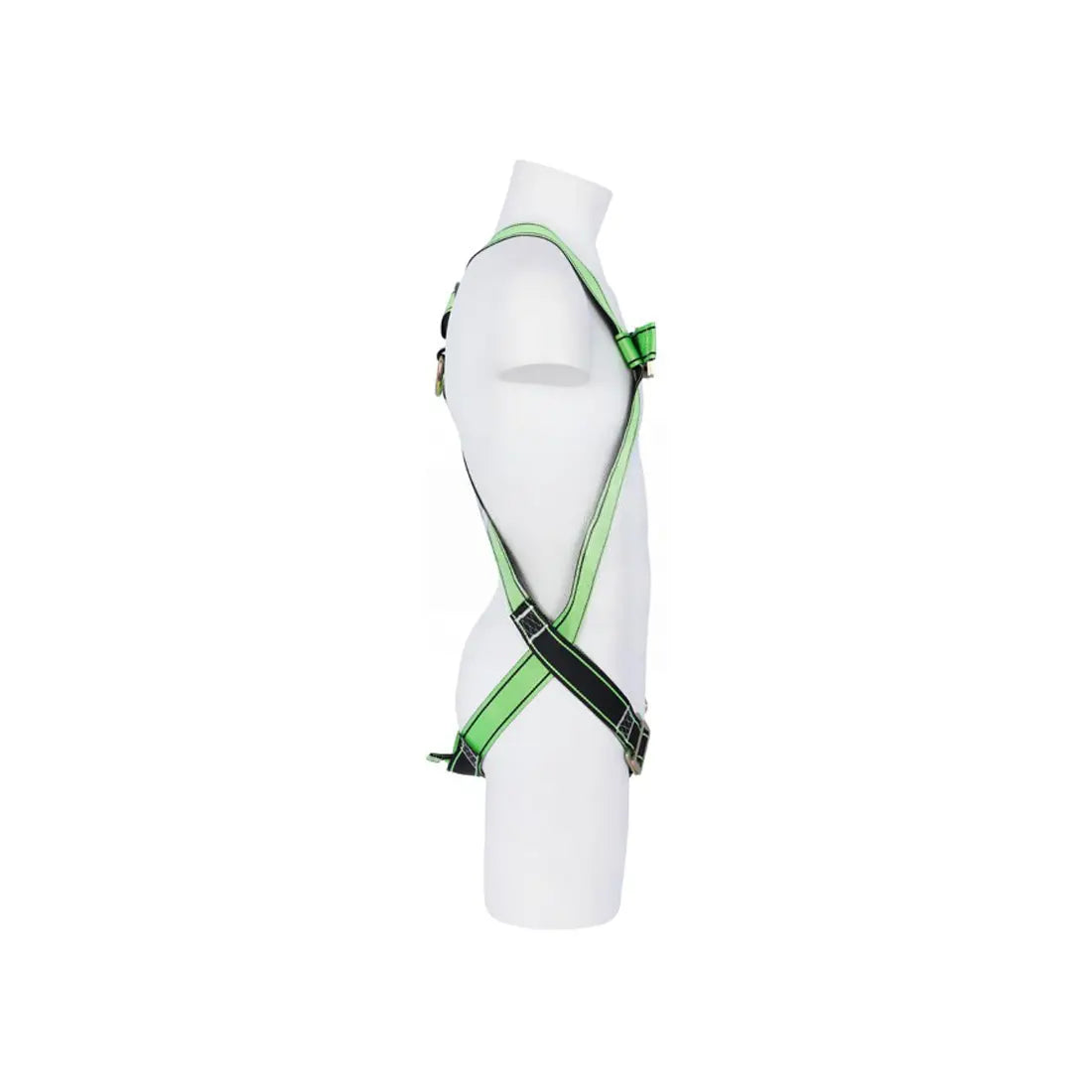 Vaultex MFK Full Body Harness with Shock Absorber Double Lanyard - Green