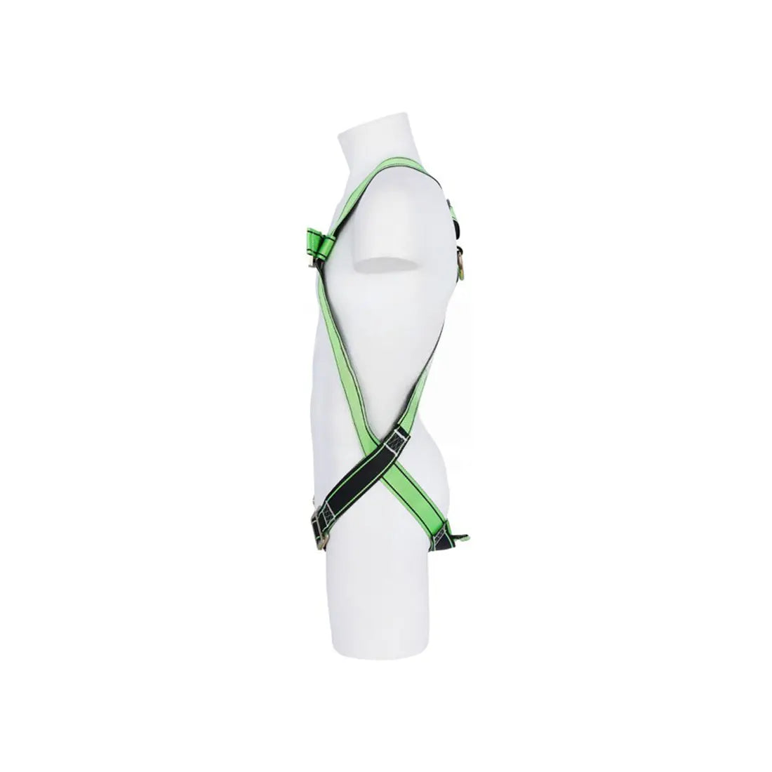 Vaultex MFK Full Body Harness with Shock Absorber Double Lanyard - Green
