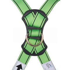 Vaultex MFK Full Body Harness with Shock Absorber Double Lanyard - Green - Slide 6
