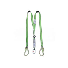 Vaultex MFK Full Body Harness with Shock Absorber Double Lanyard - Green - Slide 7
