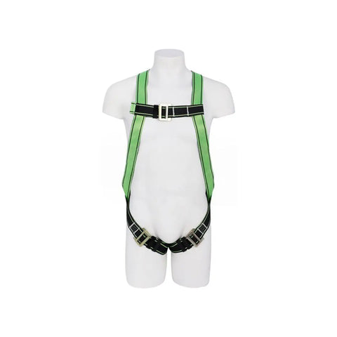 Vaultex MFK Full Body Harness with Shock Absorber Double Lanyard - Green