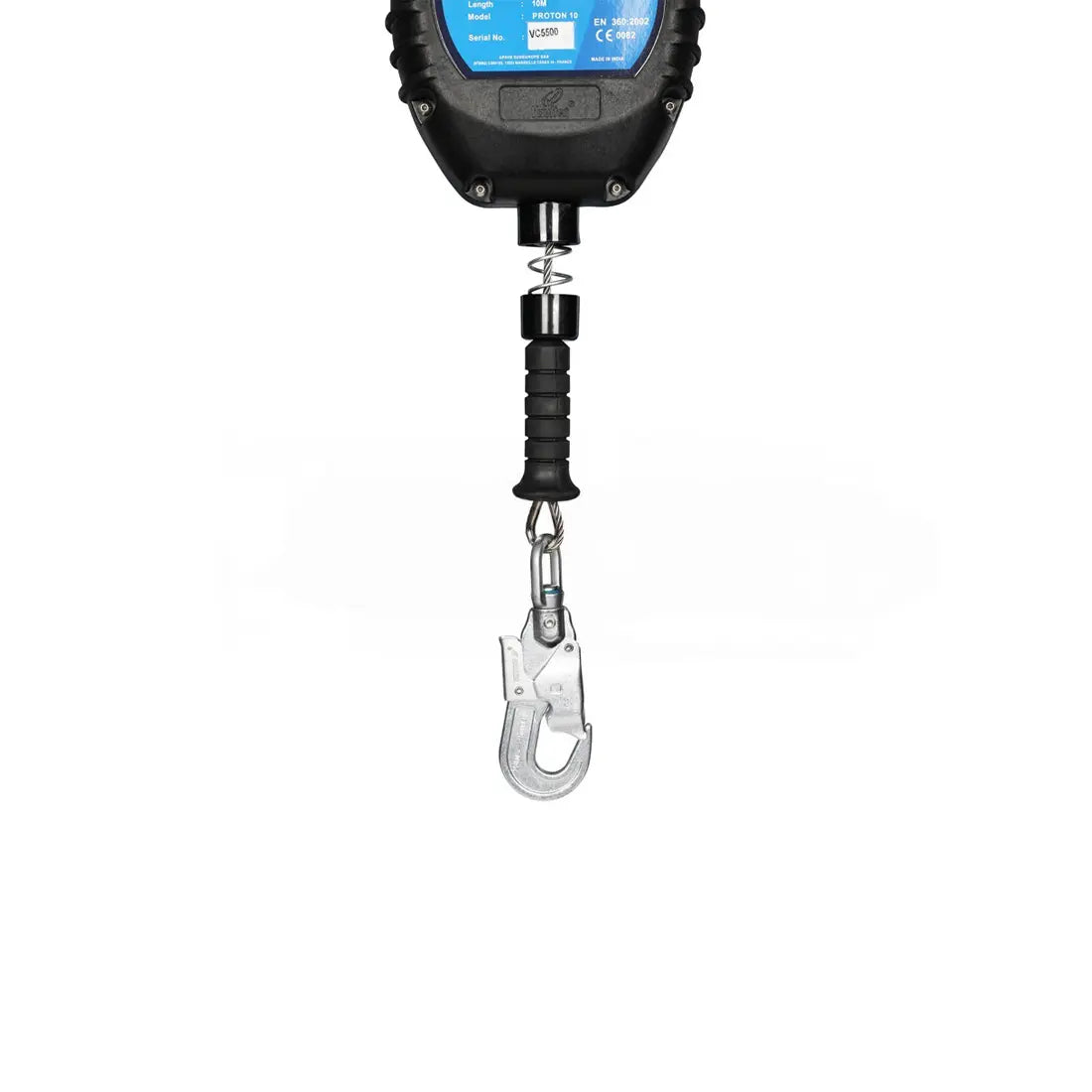 Vaultex ORV Retractable Fall Arrester 10 Mtrs - Black