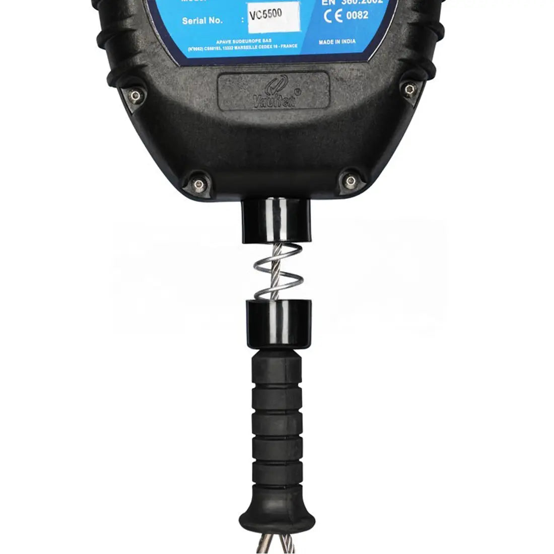 Vaultex ORV Retractable Fall Arrester 10 Mtrs - Black