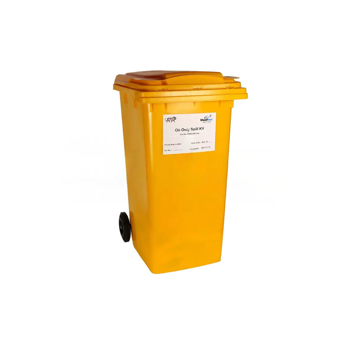 Vaultex REM Oil Spill Kit In Wheeled Bin - 60 Gallons