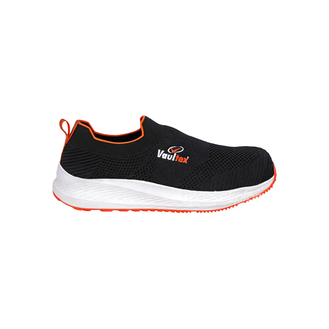 Vaultex RUG SBP Low Ankle Safety Shoes - Black & White