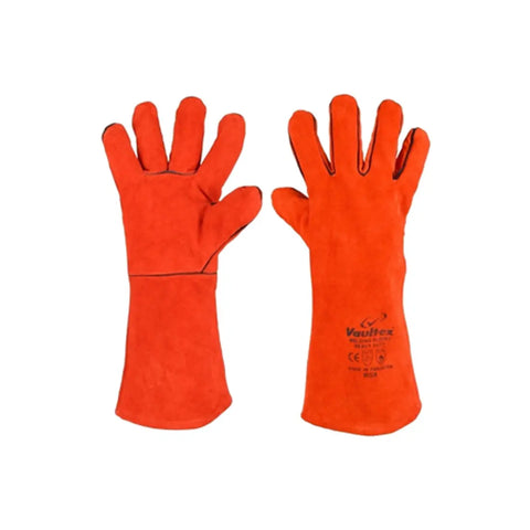 Vaultex WGR Welding Gloves With Piping - Red
