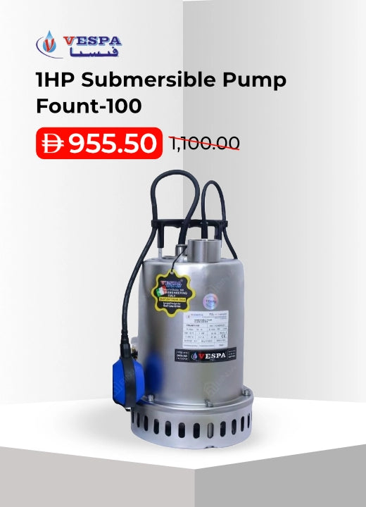 Vespa 1HP Submersible Pump Fount-100 at best sale price AED 955.50 in Dubai, UAE