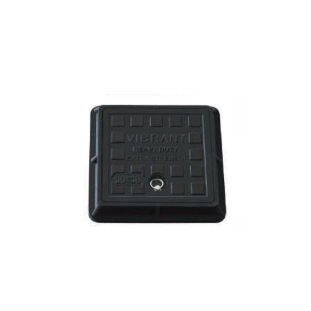 Vibrant HD Fiber Manhole Cover - 30 X 30, Black