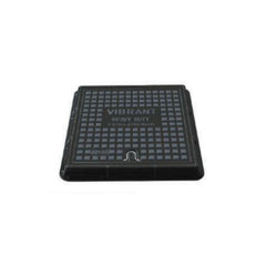 Vibrant HD Fiber Manhole Cover - 80 X 80, Black - Slide 1
